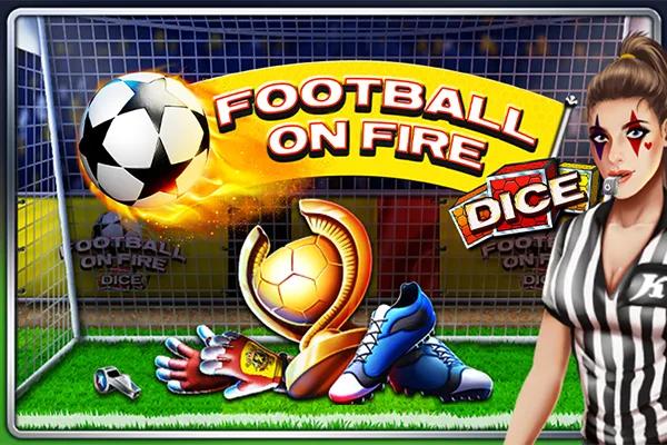 Football On Fire Dice