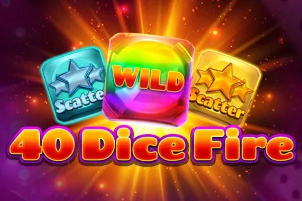40 Dice Fire - Red Stone